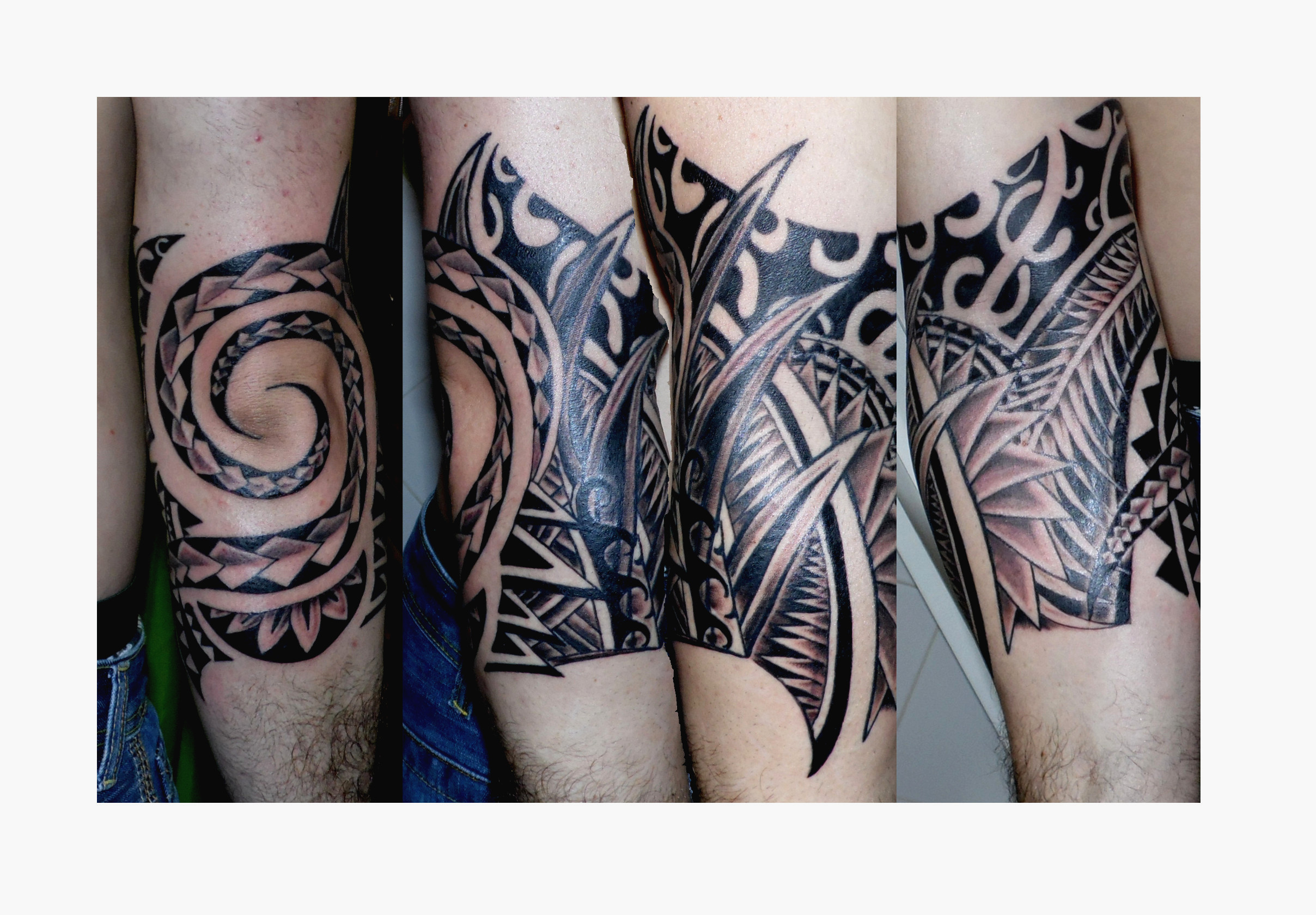 Tatuaje estilo polinesio.