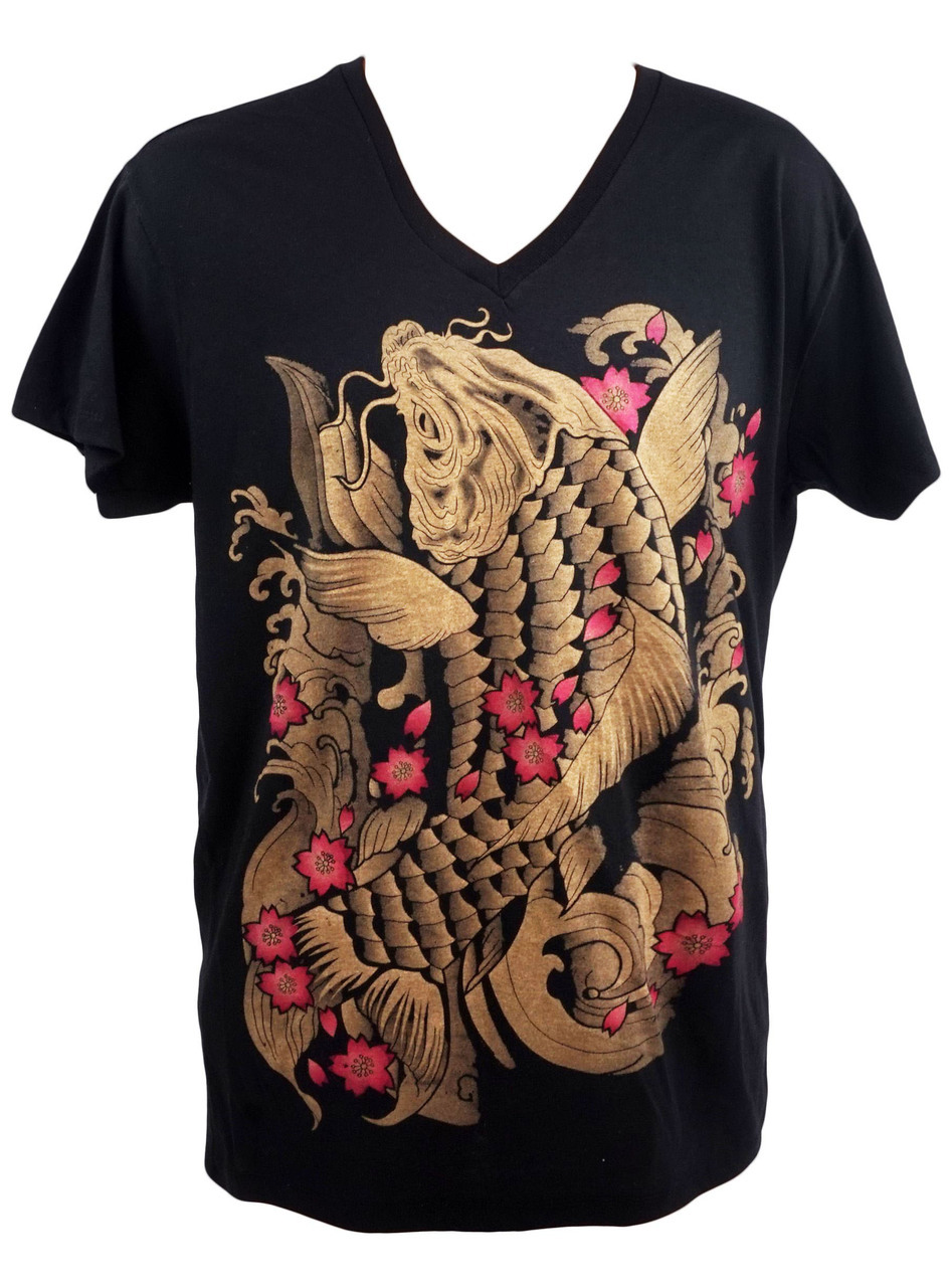 camiseta chico koi japonés diseño tattoo ropa tattoo online 13depicas