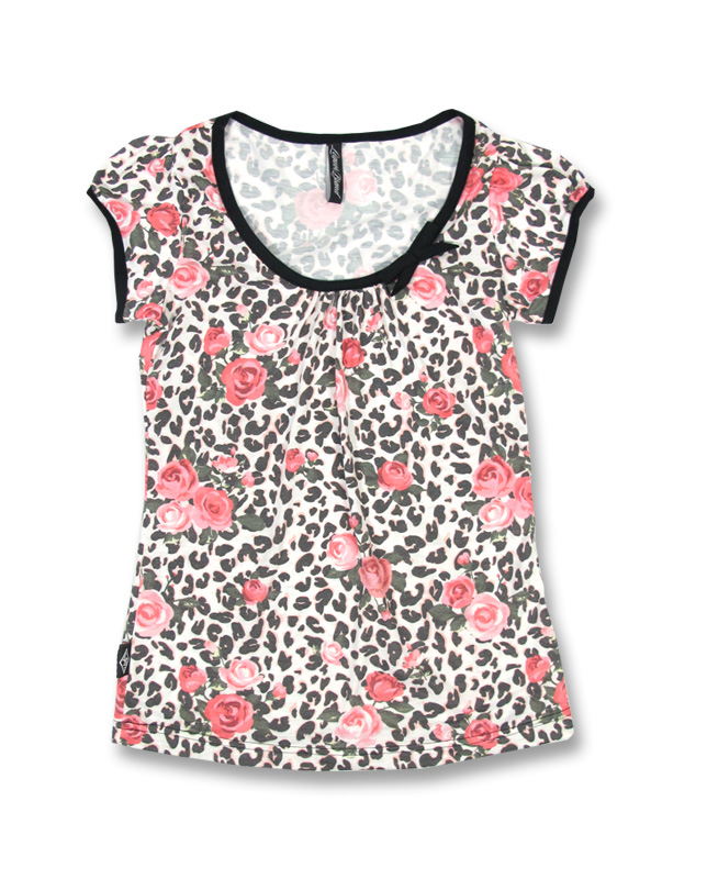 camiseta floral leopardo 13depicas liquorbrand